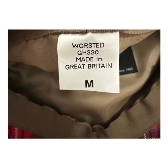 Glen Appin Worsted Wool Newsboy Cap Plaid New No tags - Picture 3 of 4